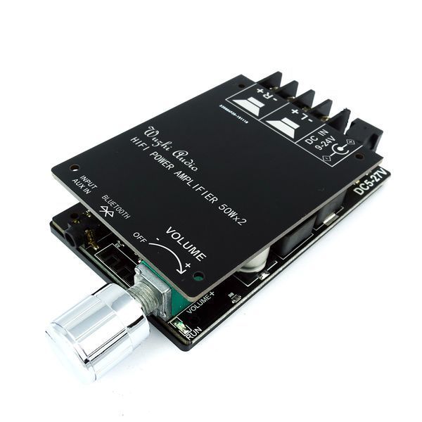 Bluetooth аудио усилвател TPA3116D2 2x50W AUX ZK-502C
