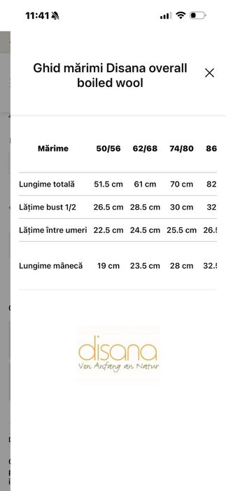 Combinezon Lână Copii