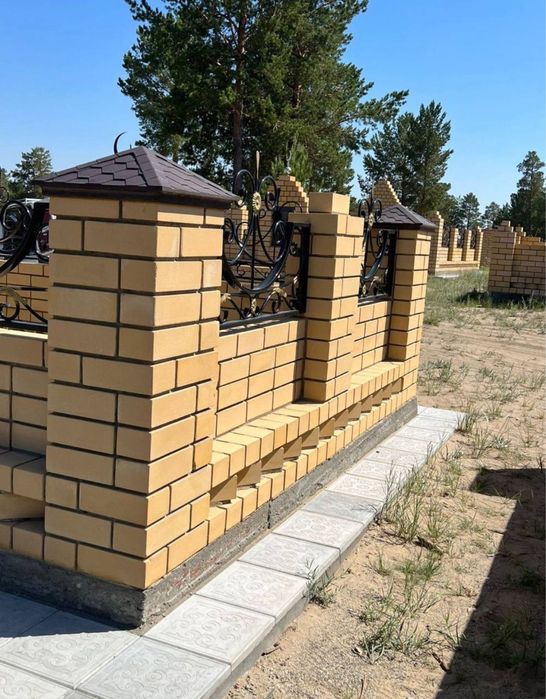 Колпаки парапеты на забор, оголовник