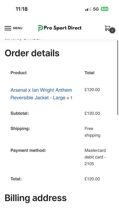Двулицево яке Arsenal Ian Wright