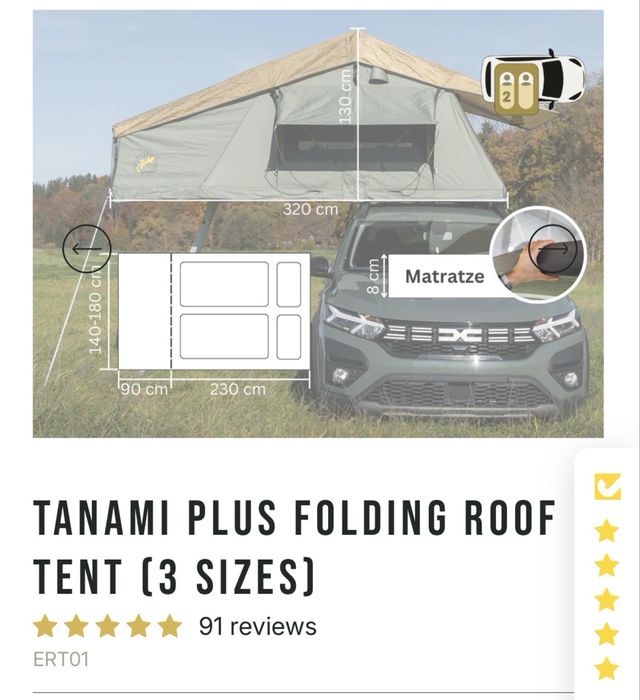Cort plafon TANAMI PLUS