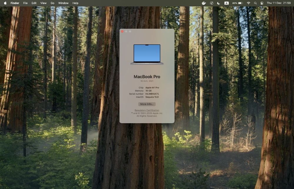 Apple Macbook m1 pro 16 inch