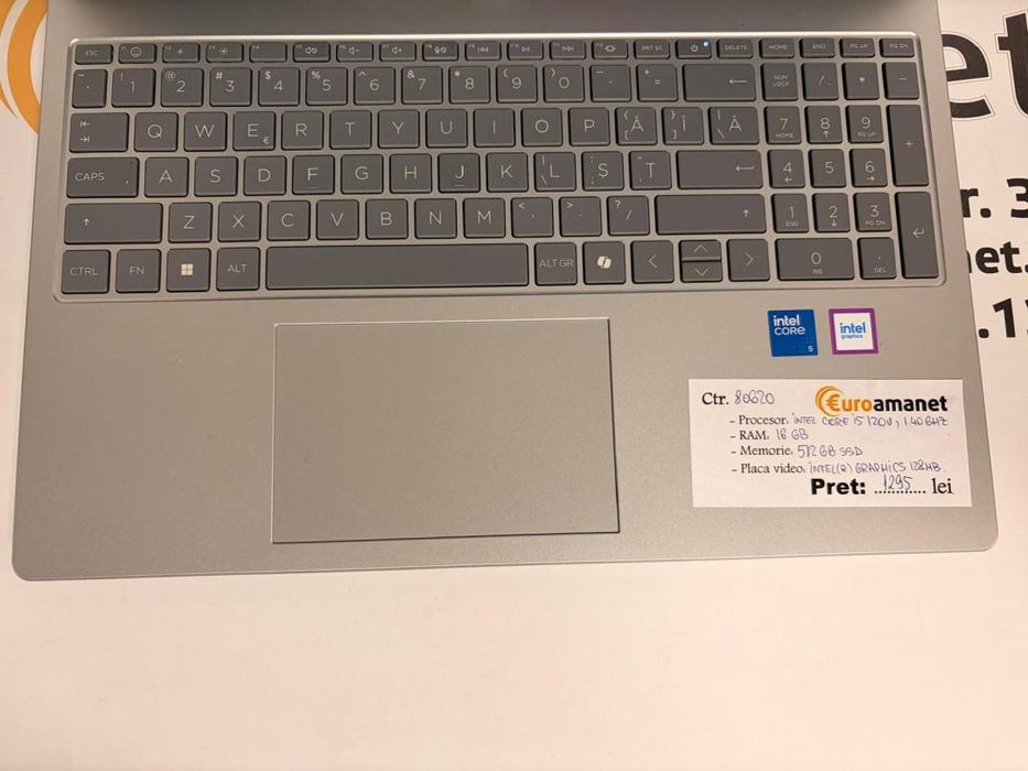 Laptop Intel Core 5-120U, 16GB DDR4, 512GB SSD -T-