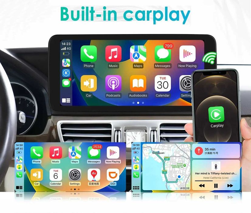 Мултимедия 10.25″ Android 14 MERCEDES E CLASS W212 NTG 4.0-5.0 CARPLAY