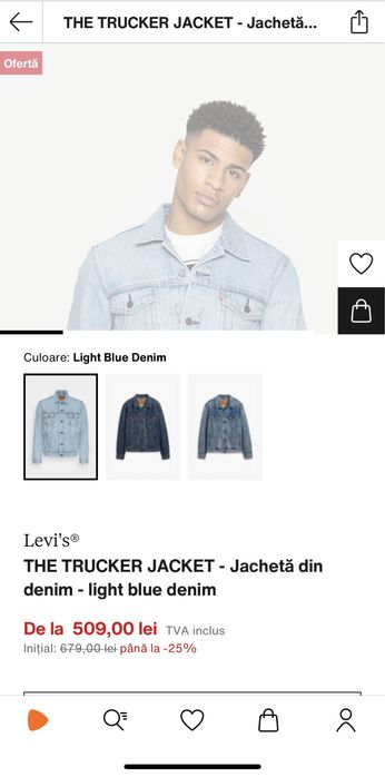 Vand geaca/jacheta din denim Levi’s