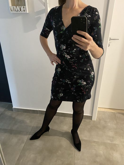 Rochie mini flori mulata