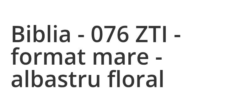 Biblie mare pentru femei