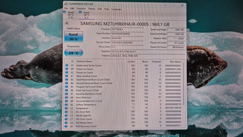 SSD Samsung Enterprise PM883 960GB, S-ATAIII
