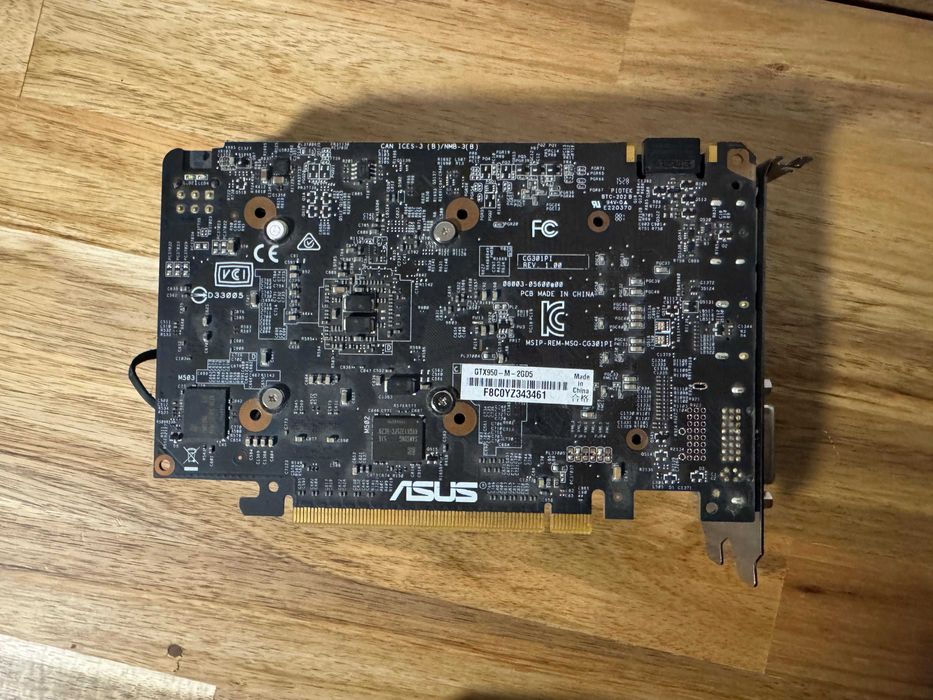 Placa video Asus GTX 950 Mini 2GB GDDR5 PCI-E