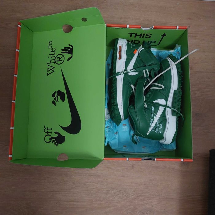 Nike Air Force 1 Mid x Off-White "Pine Green" marime 38.5