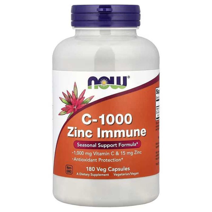 NOW Foods NOW C-1000 Zinc Immune C-1000 С1000 C1000 C 1000 Zinc D3 D-3