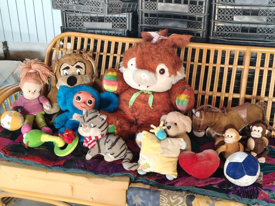 Игрушки мягкие, конструктор