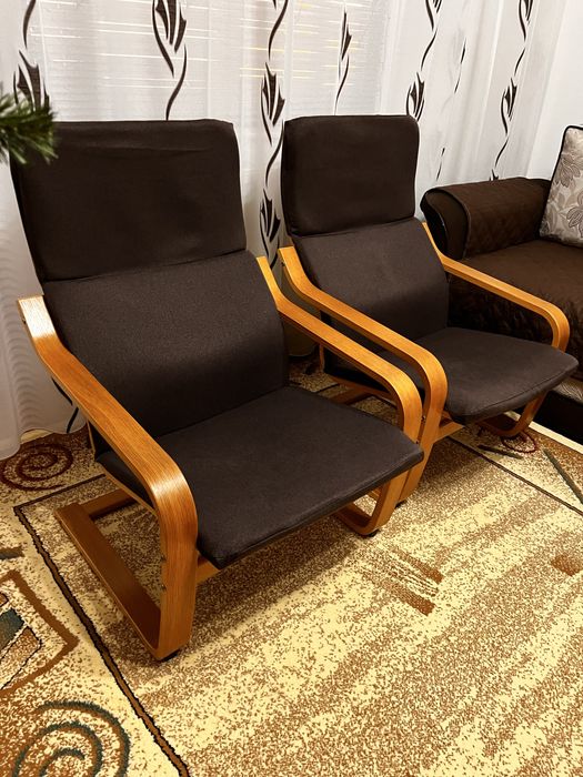 Fotolii cu cadru din lemn