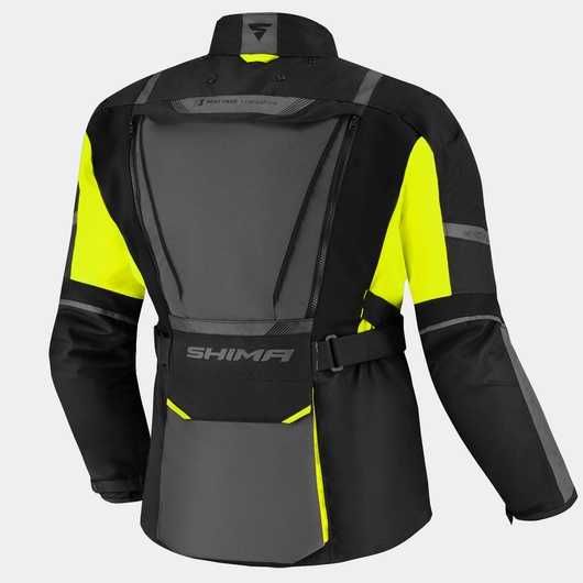 Мъжко трислойно ендуро мото яке за мотоциклет SHIMA HERO 2.0 Fluo