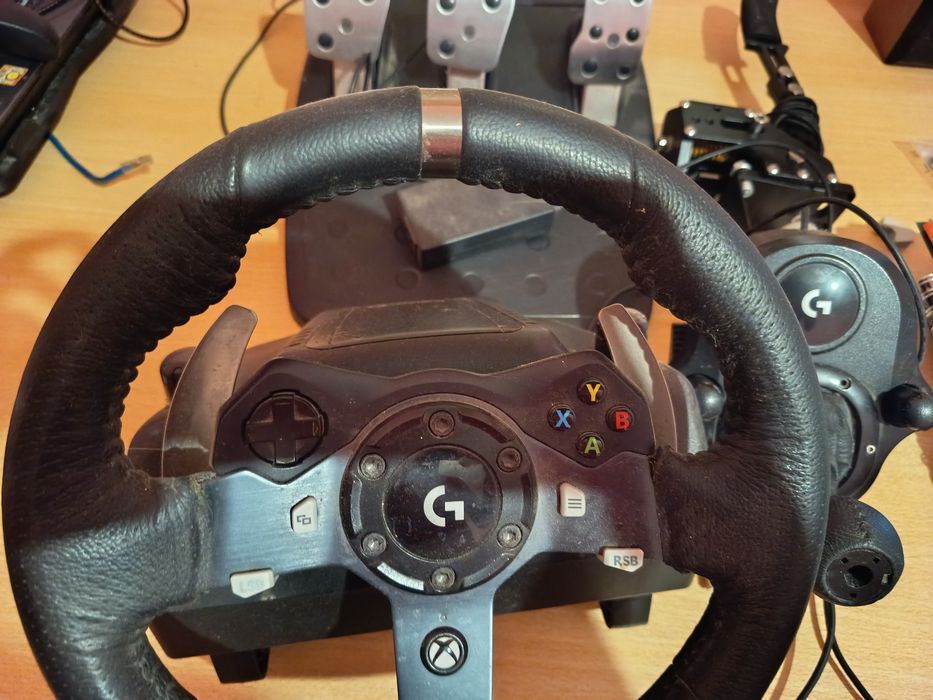 Volan Logitech G920 + schimbator + frâna de mână eBrake