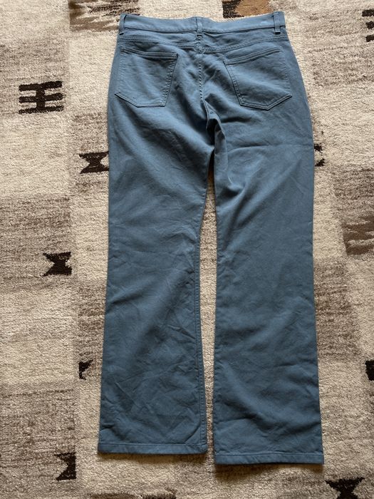 Pantalon barbati Dunhill London din lana si bumbac Made in Italy marimea 48R albastru premium