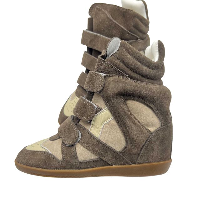 Sneaker Wedge Isabel Marant Khaki - Mărimi 35-41 - Cutie inclusă