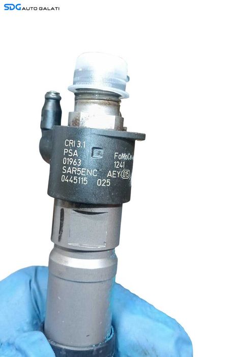 Injector Verificat Peugeot 607 2.2 HDI 2005 - 2011 Cod 0445115025 [MX0849]