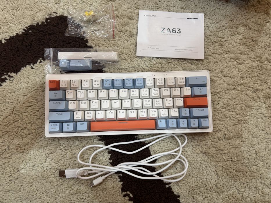 Игровая клавиатура Cyberlynx ZA63, новая