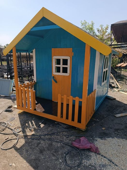 Детские домики из дерева