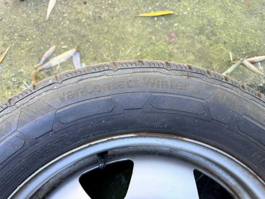 Set roți VW Transporter T5 / T6  Jante oțel anvelope iarnă Continental