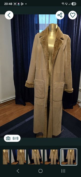 Haina din blana naturala