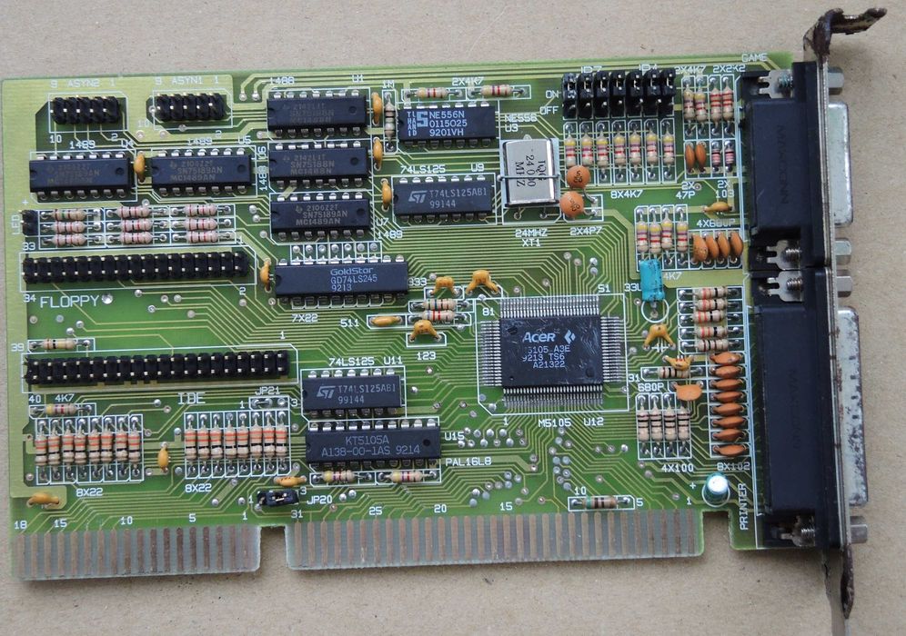 Multi IO Card KT-IDE PLUS-V2 Acer M5105 ISA Testat Bucuresti Sectorul 3 ...