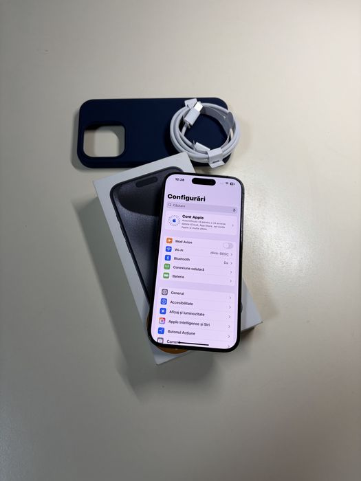 iPhone 15 Pro 5G 128 GB Titanium Black,Liber De Retea,14 Pro,16 Pro