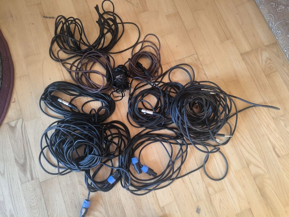 Продам шнуры,кабели, Джеки,xlr,speakon