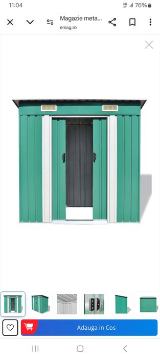 Magazie metalica, noua, in cutie