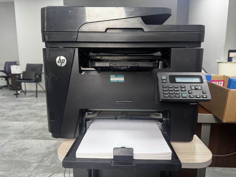 Принтер черно белый hp mfp m225dn