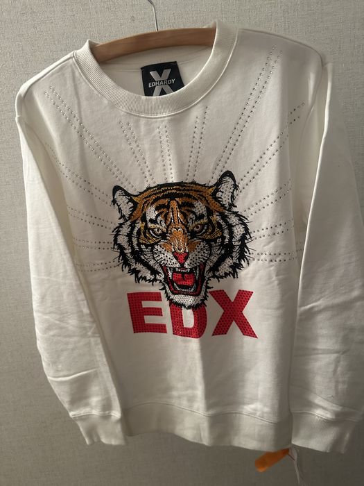 Свитшот Ed Hardy Tiger белый