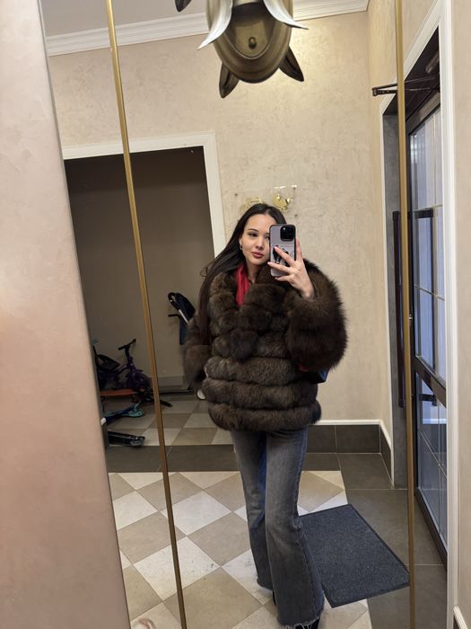 Шуба песец трансформер