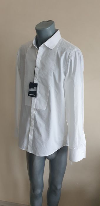 DQUARED2 Cotton Made In Italy Mens / 50 / L НОВО ! ОРИГИНАЛ Мъжка Риза