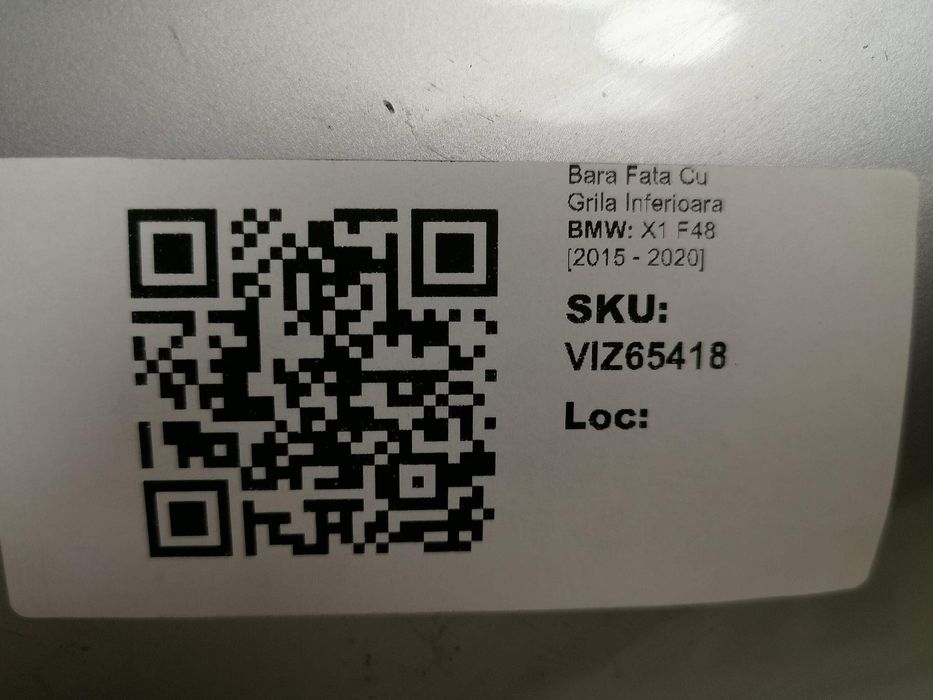 Предна броня с долна решетка BMW X1 F48 Оригинална Авариана BMW X1 F48