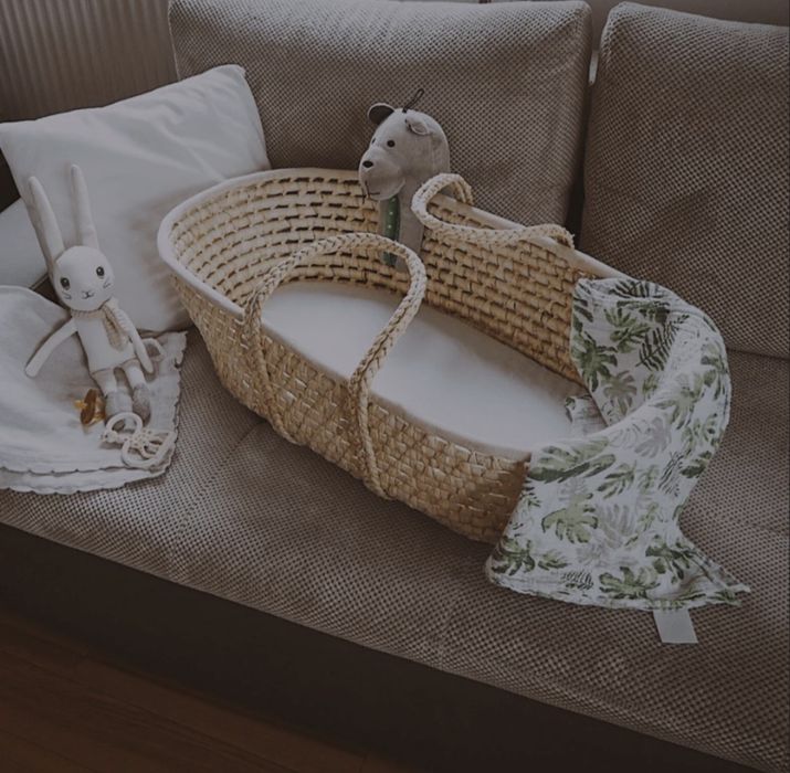 Set Cosulet Bebe Pentru Dormit & Salteluta Natural Ahoj Baby