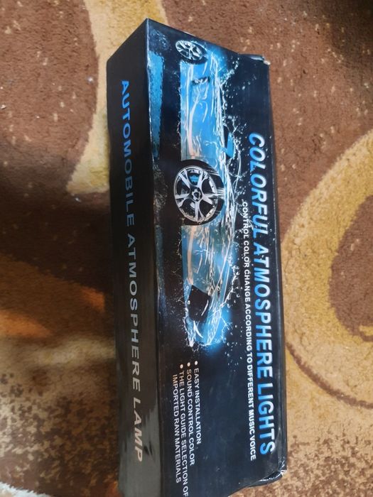 Lumini ambientale auto cu telecomandă