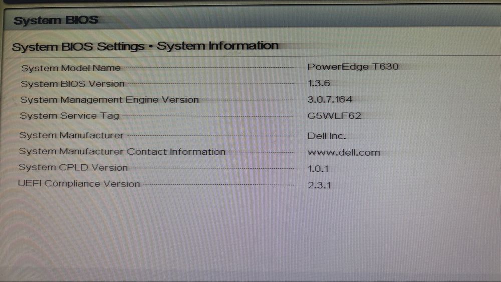 Server Dell PowerEdge T630