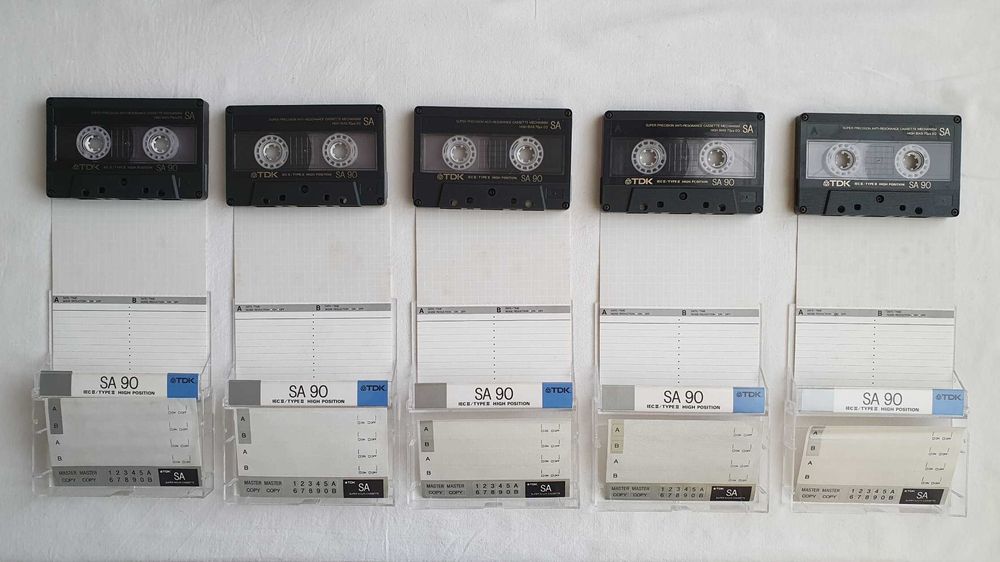 Аудио касети TDK SA90 и TDK SA60