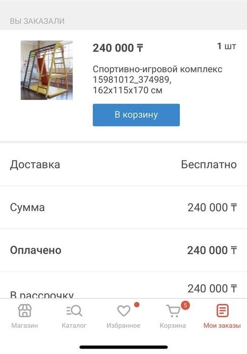 Спортивно-игровой комплекс