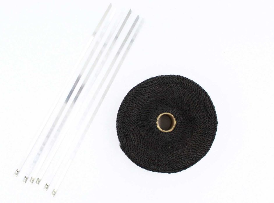 Термо лента - черна и бяла, 10м до 1100гр