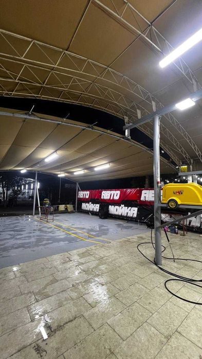 Брезент водоотталкивающий, огнеупорный