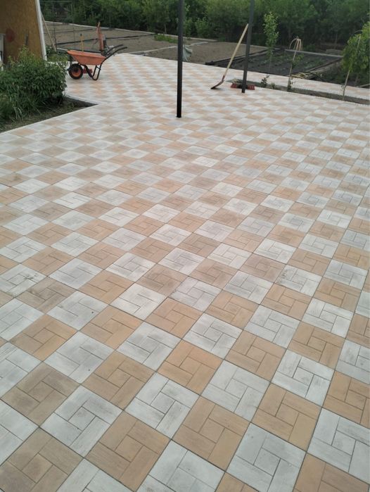 Укладка брусчатки