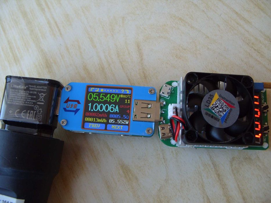 USB зарядно LiitoKala 5V/2A. За смартфон, таблет, часовник, фотоапарат