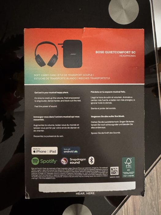 Casti bose noise cancelling, Gaming