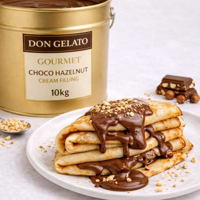 Гурме крем пълнеж шоко лешник Don Gelato | 1 кг / 3 кг / 10 кг