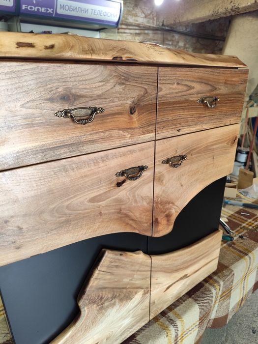 Шкаф за баня масив и мдф