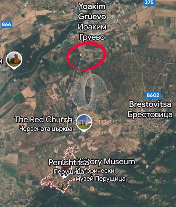 Парцел до пътя Йоаким Груево- Перущица