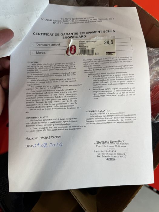 Clapari schi ski copii Atomic Redster 24.5 noi nou