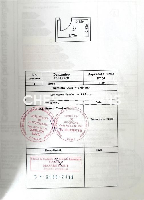 Apartament 2 camere cu boxa + posibilitate Loc de parcare